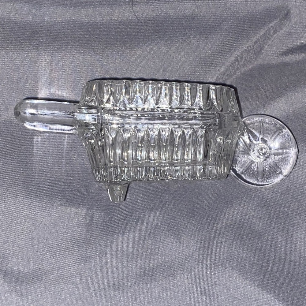 1970 vintage‎ princess house crystal wheelbarrow